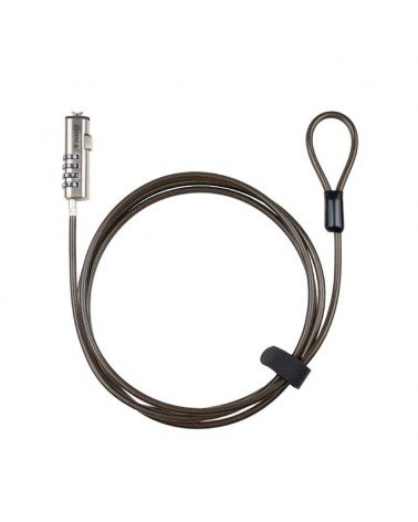 Cable de seguridad tipo nano para portátiles tooq tqclkc0035-g/ 1.5m