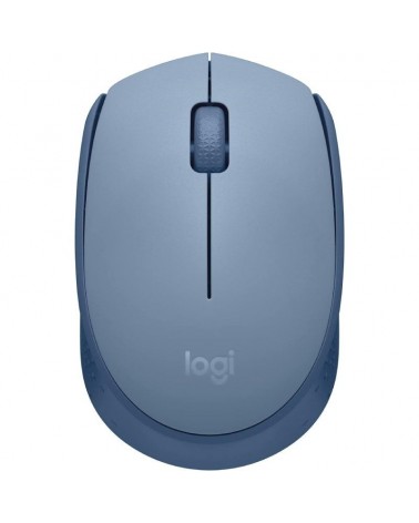 Ratón inalámbrico logitech m171/ hasta 1000 dpi/ gris azulado
