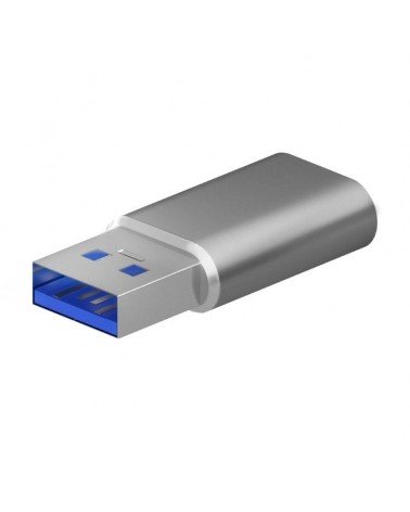 Adaptador usb 3.2 gen2 aisens a108-0677/ usb tipo-c hembra - usb macho