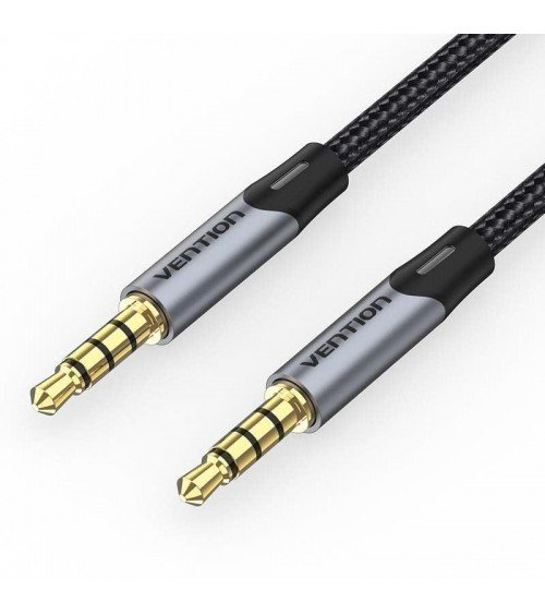 Cable estéreo vention baqhh/ jack 3.5 macho - jack 3.5 macho/ 2m/ gris