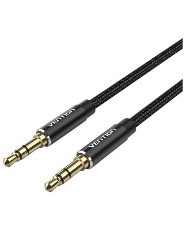 Cable estéreo vention bawbi/ jack 3.5 macho - jack 3.5 macho/ 3m/ negro