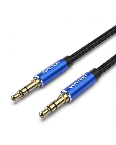 Cable estéreo vention bawld/ jack 3.5 macho - jack 3.5 macho/ 50cm/ azul