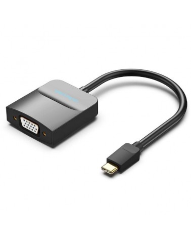 Adaptador usb tipo-c vention tddbb/ usb tipo-c macho - vga hembra