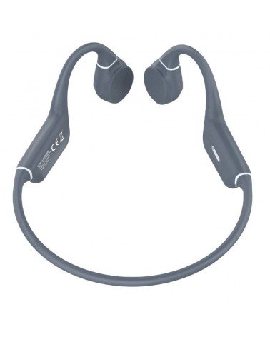Auriculares inalámbricos deportivos de conducción ósea leotec osea kuri/ con micrófono/ bluetooth/ grises