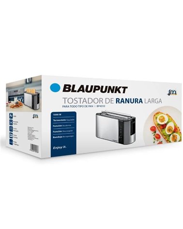 Tostador blaupunkt bp4010/ 1000w/ acero inoxidable