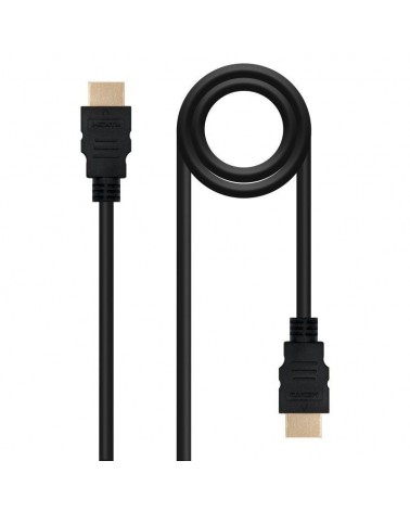 Cable hdmi 1.4 nanocable 10.15.1700/ hdmi macho - hdmi macho/ 1m/ negro