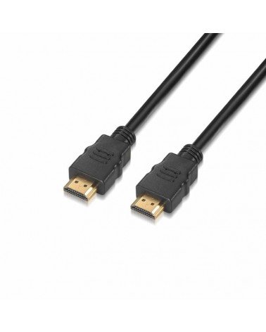 Cable hdmi 2.0 4k aisens a120-0119/ hdmi macho - hdmi macho/ hasta 10w/ 2250mbps/ 1m/ certificado/ negro