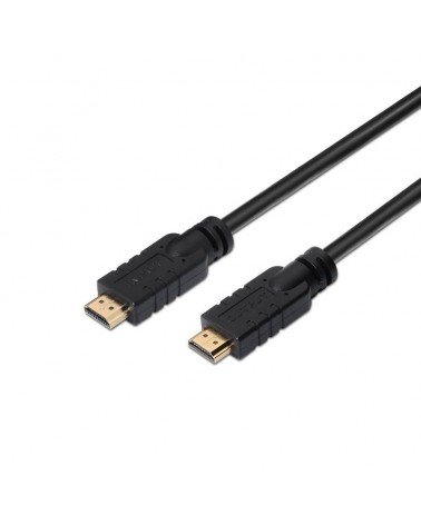 Cable hdmi 2.0 4k aisens a120-0373/ hdmi macho - hdmi macho/ hasta 10w/ 2250mbps/ 15m/ negro