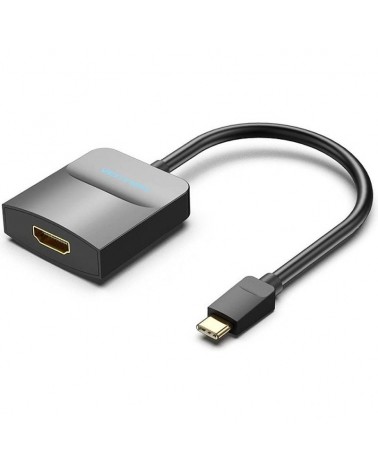 Adaptador vention tdcbb/ usb tipo-c macho - hdmi hembra