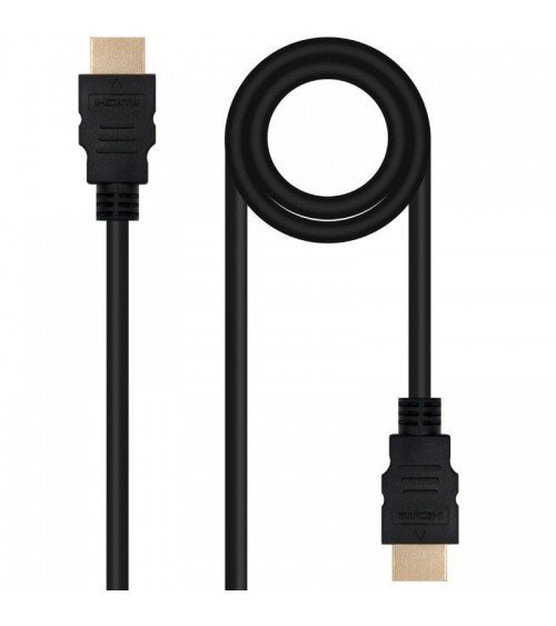Cable hdmi 2.0 4k nanocable 10.15.3802/ hdmi macho - hdmi macho/ 2m/ negro