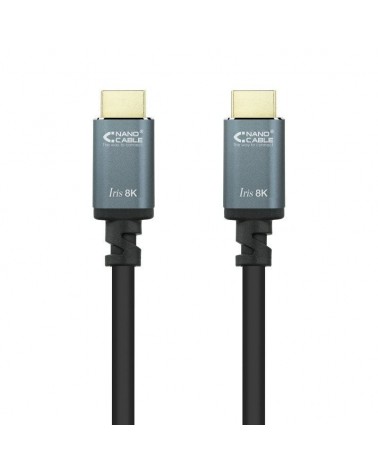 Cable hdmi 2.1 8k nanocable 10.15.8001/ hdmi macho - hdmi macho/ 1m/ negro