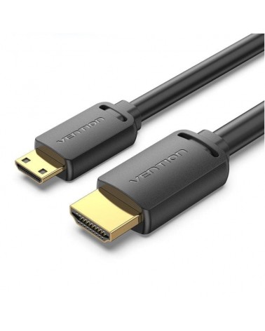 Cable hdmi 4k vention aghbf/ hdmi macho - mini hdmi macho/ 1m/ negro
