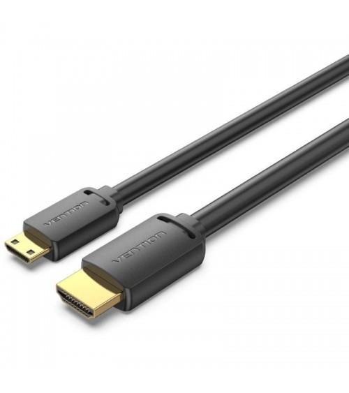 Cable hdmi 4k vention aghbg/ hdmi macho - mini hdmi macho/ 1.5m/ negro