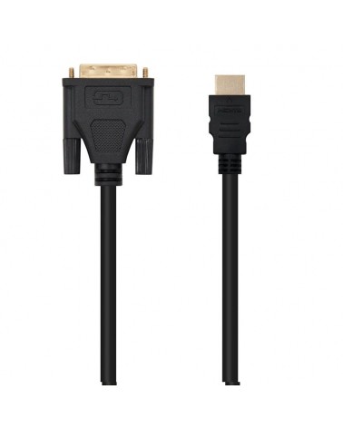Cable hdmi nanocable 10.15.0502/ dvi macho - hdmi macho/ 1.8m/ negro