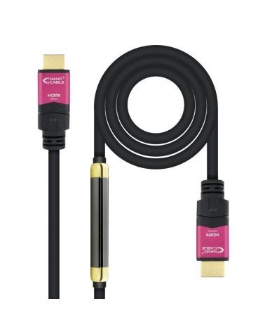 Cable hdmi nanocable 10.15.3730/ hdmi macho - hdmi macho/ 30m/ negro