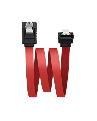 Cable sata nanocable 10.18.0301/ sata hembra - sata hembra/ 50cm/ rojo