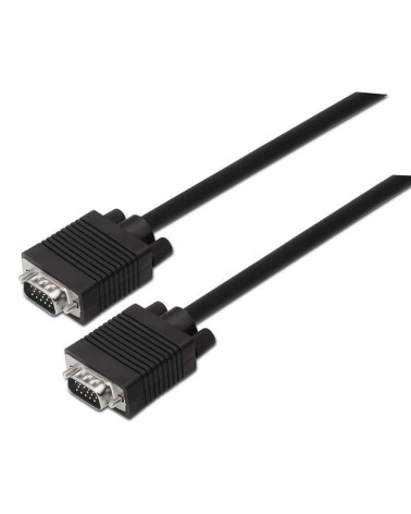 Cable svga aisens a113-0068/ vga macho - vga macho/ hasta 3w/ 10mbps/ 1.8m/ negro