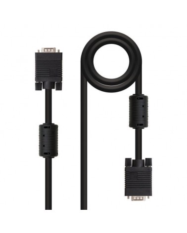 Cable svga nanocable 10.15.0102/ vga macho - vga macho/ 1.8m/ negro