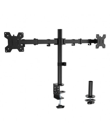 Soporte para 2 monitores aisens dt32tsr-279/ hasta 10kg