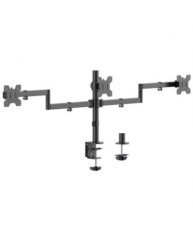 Soporte para 3 monitoesr aisens dt27tsr-281/ hasta 10kg