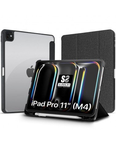 Funda subblim clear shock case para ipad pro 11' 2024 m4/ negra