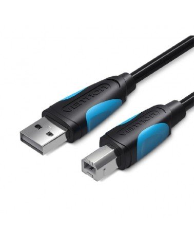 Cable usb 2.0 impresora vention vas-a16-b100/ usb tipo-b macho - usb macho/ 480mbps/ 1m/ negro