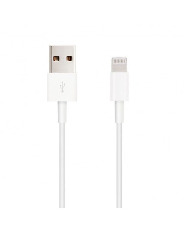 Cable usb 2.0 lightning nanocable 10.110.0401/ usb macho - lightning macho/ 1m/ blanco
