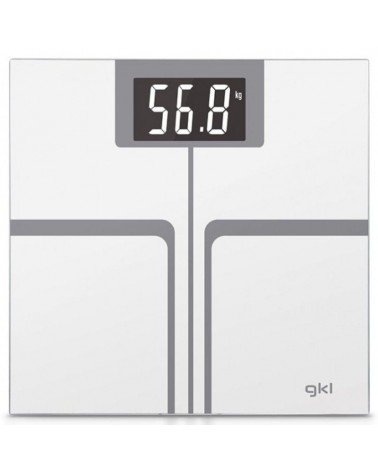 Báscula de baño gkl fitmax white/ hasta 200kg
