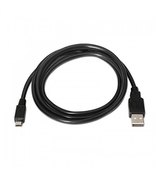 Cable usb 2.0 nanocable 10.01.0503/ usb macho - microusb macho/ 3m/ negro
