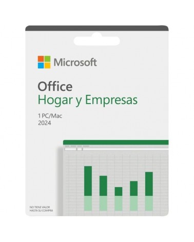 Microsoft office hogar y empresas 2024/ 1 usuario/ licencia perpetua
