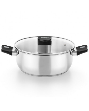 Cacerola monix elite m240320/ ø20cm/ aluminio fundido/ apta para inducción