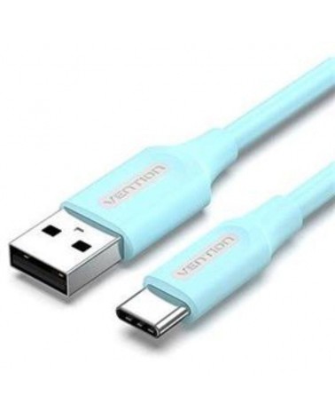 Cable usb 2.0 tipo-c vention coksh/ usb tipo-c macho - usb macho/ hasta 60w/ 480mbps/ 2m/ azul