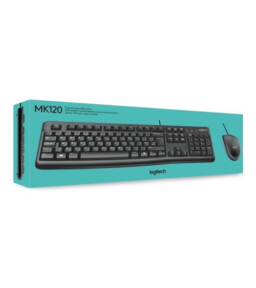 Teclado y ratón logitech desktop mk120