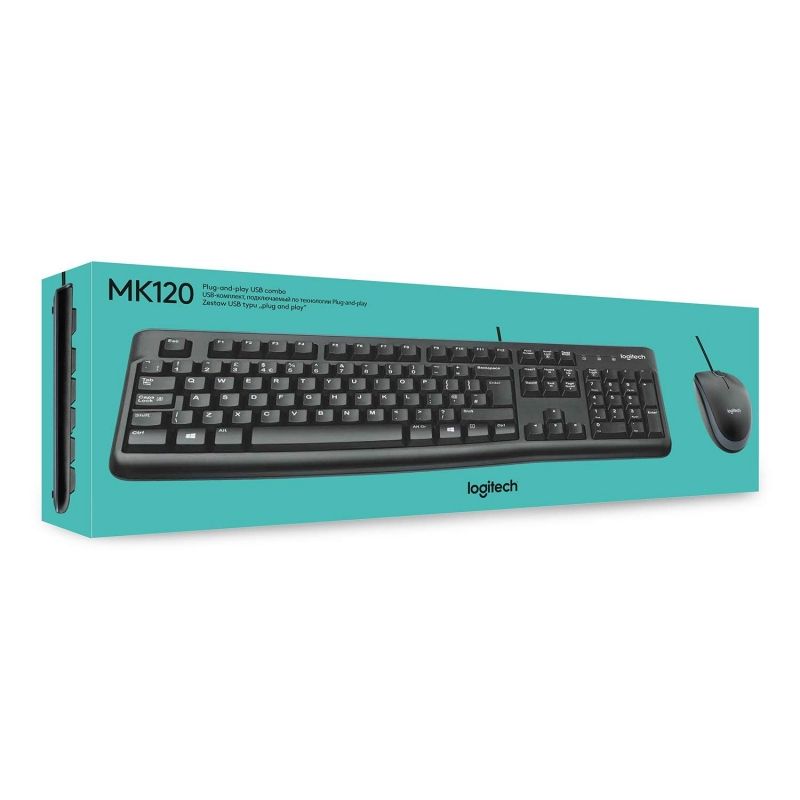 Teclado y ratón logitech desktop mk120