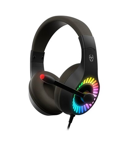 Pack gaming krom kenya/ teclado rgb + ratón óptico + alfombrilla + auriculares