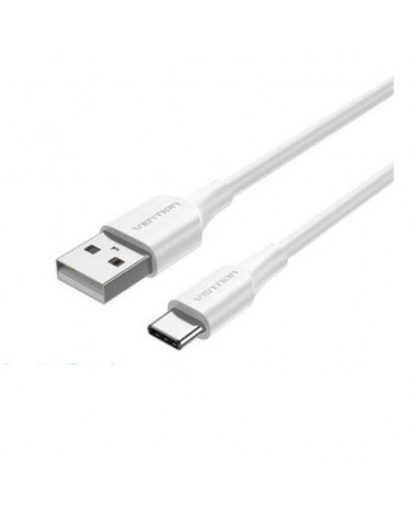 Cable usb 2.0 tipo-c vention cthwf/ usb tipo-c macho - usb macho/ hasta 60w/ 480mbps/ 1m/ blanco
