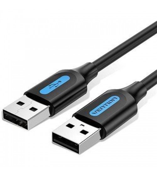 Cable usb 2.0 vention cojbh/ usb macho - usb macho/ 480mbps/ 2m/ negro