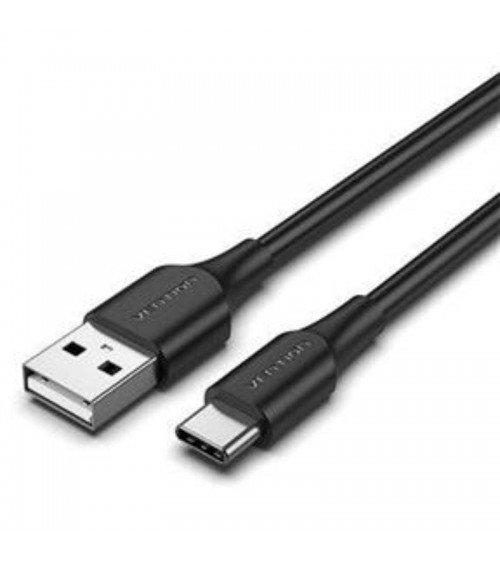 Cable usb 2.0 vention cthbg/ usb tipo-c macho - usb macho/ hasta 60w/ 480mbps/ 1.5m/ negro