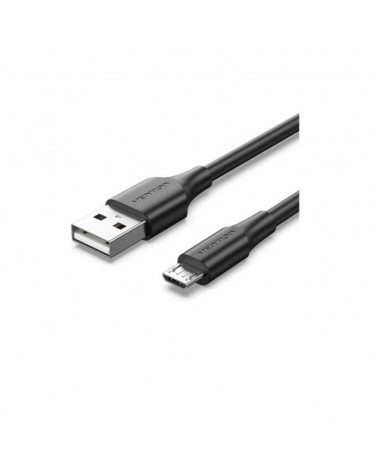 Cable usb 2.0 vention ctibc/ usb macho - microusb macho/ hasta 60w/ 480mbps/ 25cm/ negro