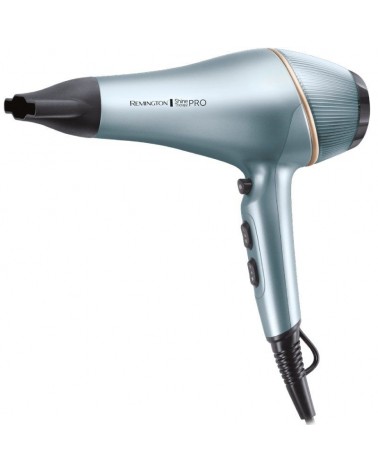Secador remington shine therapy pro ac9300/ 2200w/ iónico/ negro y azul
