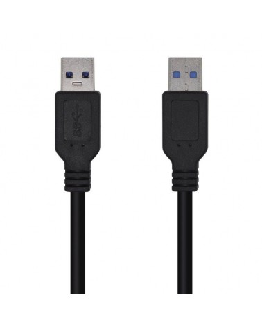 Cable usb 3.0 aisens a105-0446/ usb macho - usb macho/ 1m/ negro