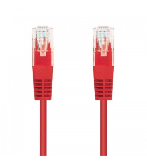 Cable de red rj45 utp nanocable 10.20.0403-r cat.6/ 3m/ rojo
