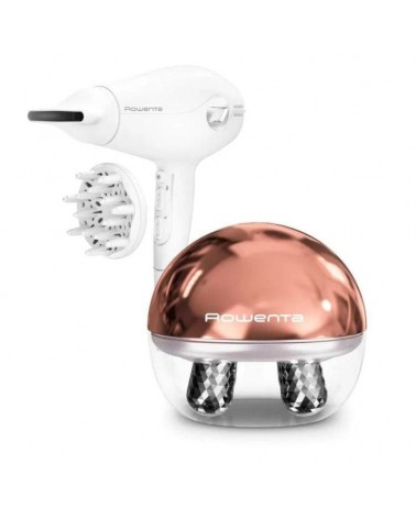 Pack rowenta cv6602es/ incluye secador cv6130fo/ 2400w y masajeador facial lv6020f0