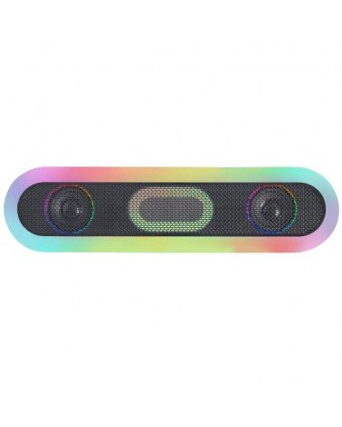 Barra de sonido con bluetooth mars gaming msb-orb/ 20w/ 2.0/ negra