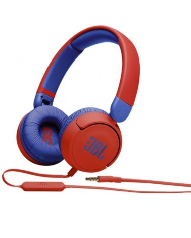 Auriculares infantiles jbl jr310/ con micrófono/ jack 3.5/ rojos y azules