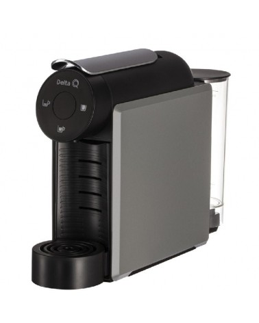 Cafetera de cápsulas delta mini qool/ gris