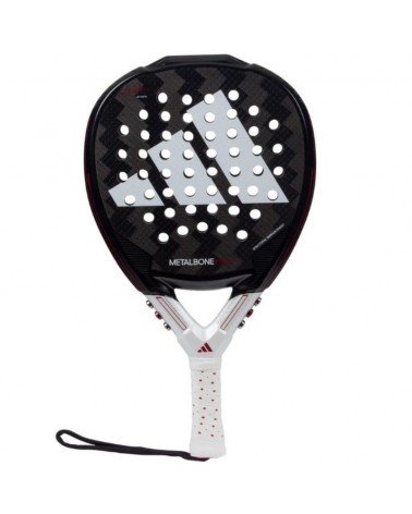 Pala de pádel adidas metalbone hrd+ 2024/ negra y blanca (ale galan)