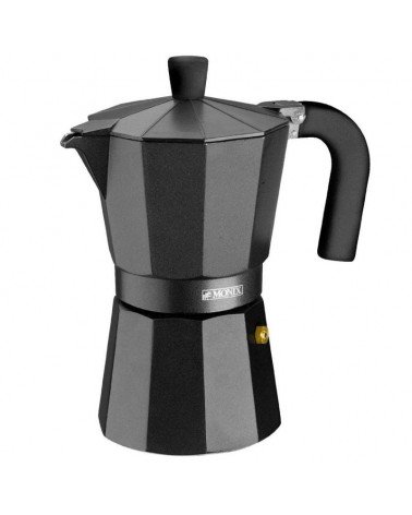 Cafetera italiana monix noir m640009/ 9 tazas/ negra