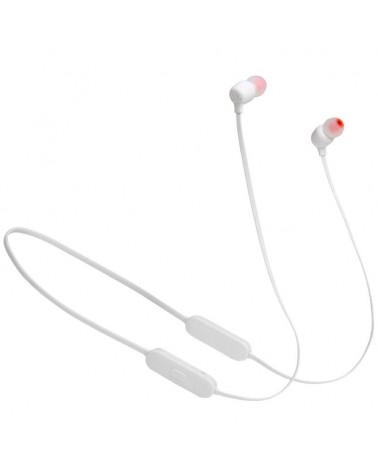 Auriculares inalámbricos intrauditivos jbl tune 125bt/ con micrófono/ bluetooth/ blancos