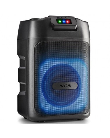 Altavoz portable con bluetooth ngs wild club/ 80w